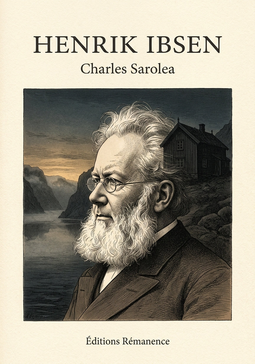 Livre Henrik Ibsen par Charles Sarolea - Couverture - Editions Remanence