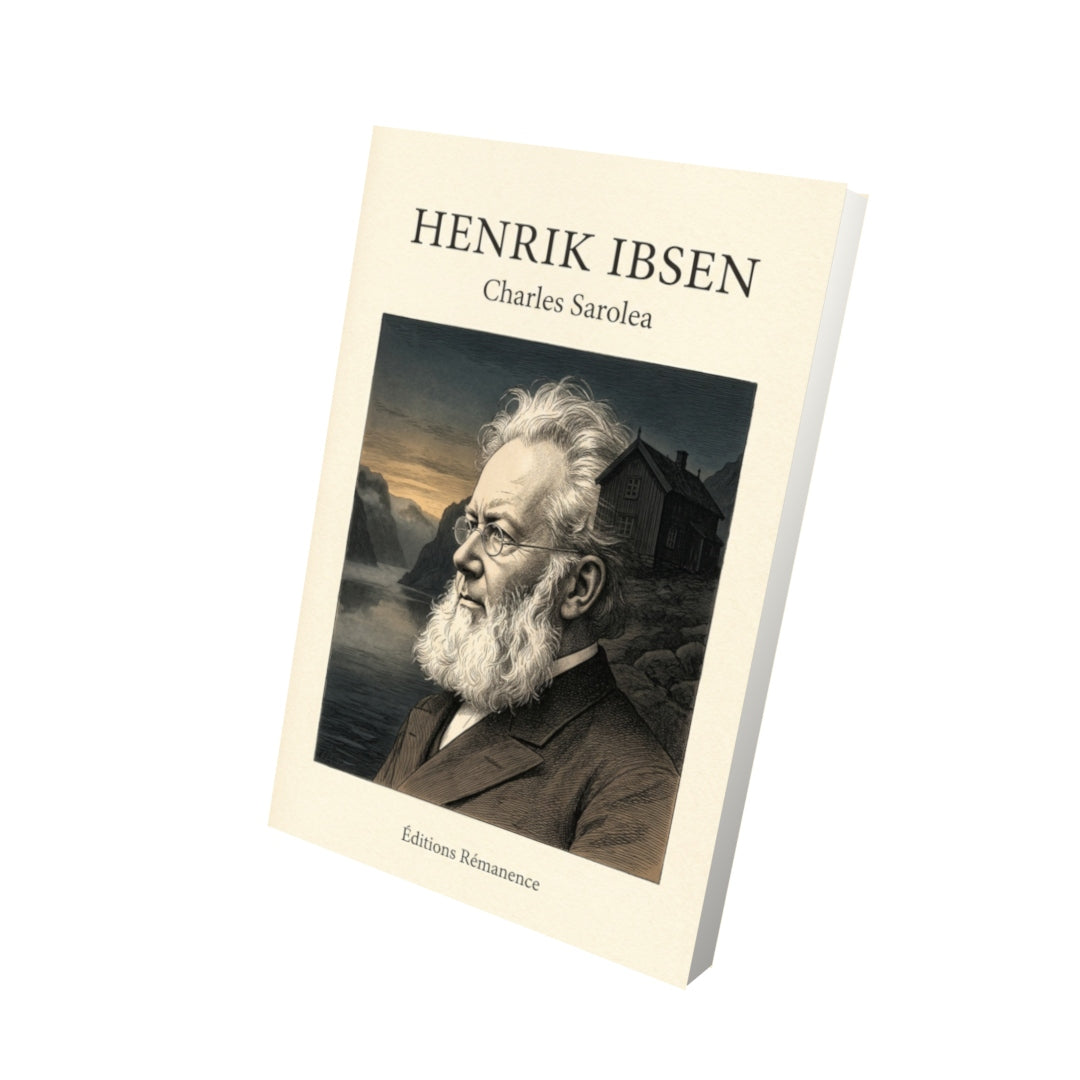 Livre Henrik Ibsen par Charles Sarolea - Vue 3D - Editions Remanence