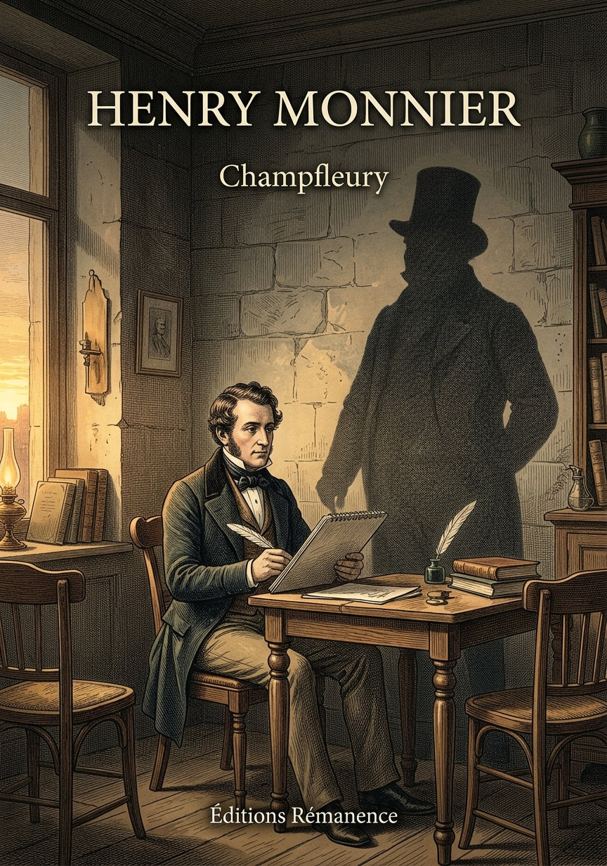 Livre Henry Monnier par Champfleury - Couverture - Editions Remanence