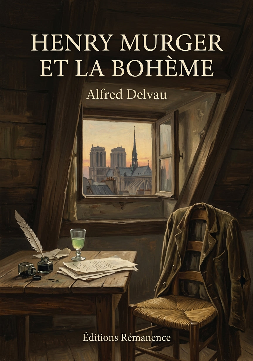 Livre Henry Murger et la Bohème par Alfred Delvau - Couverture - Editions Remanence