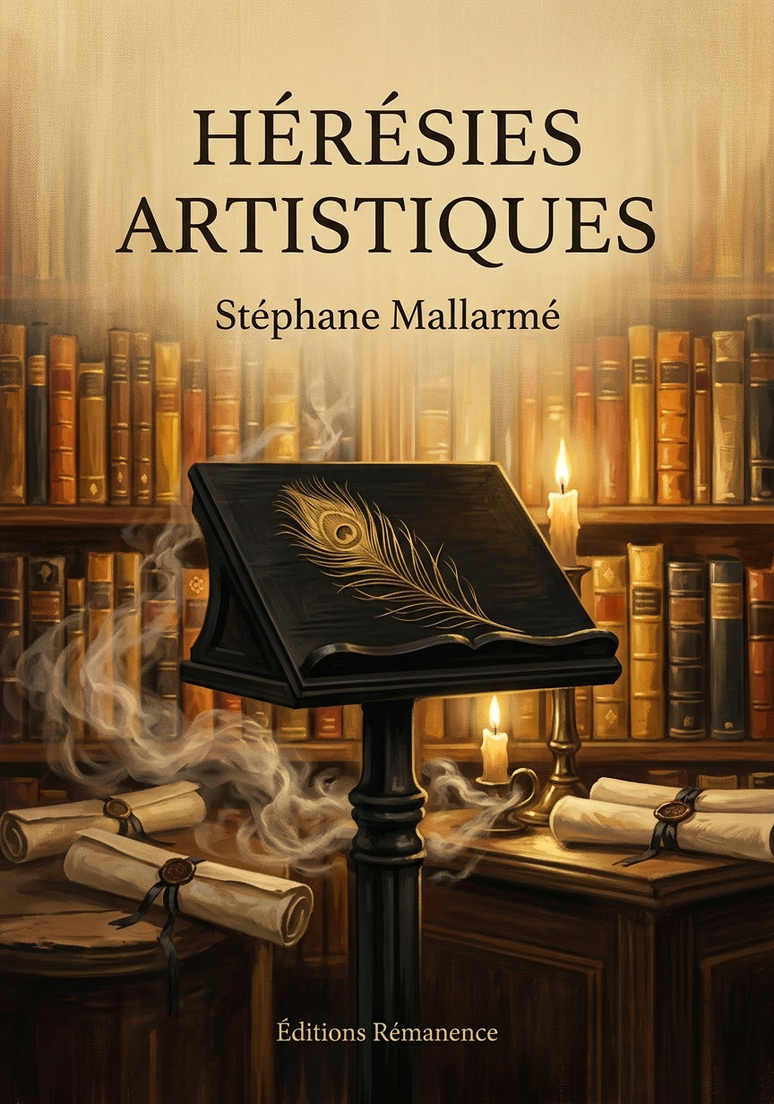 Livre Hérésies artistiques par Stéphane Mallarmé - Couverture - Editions Remanence
