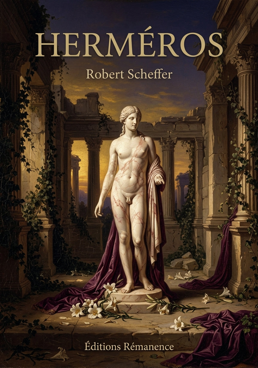 Livre Herméros par Robert Scheffer - Couverture - Editions Remanence