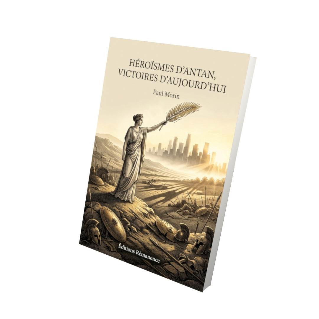 Livre Héroïsmes d’antan, victoires d’aujourd’hui par Paul Morin - Vue 3D - Editions Remanence