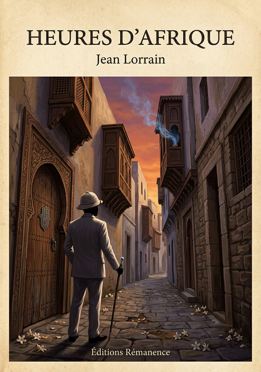 Heures d'Afrique - Jean Lorrain (Couverture)