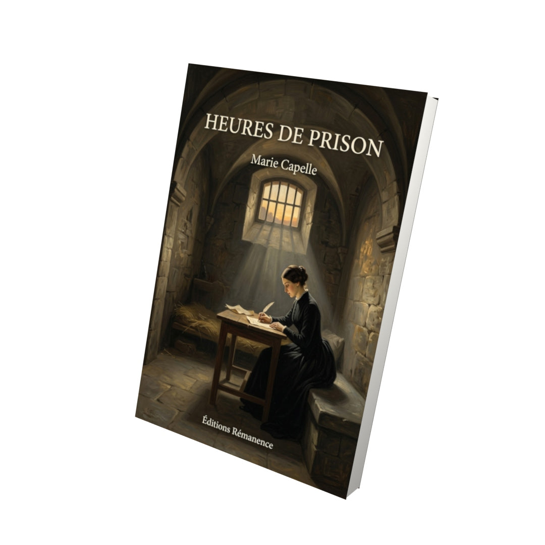 Livre Heures de prison par Marie Capelle - Vue 3D - Editions Remanence