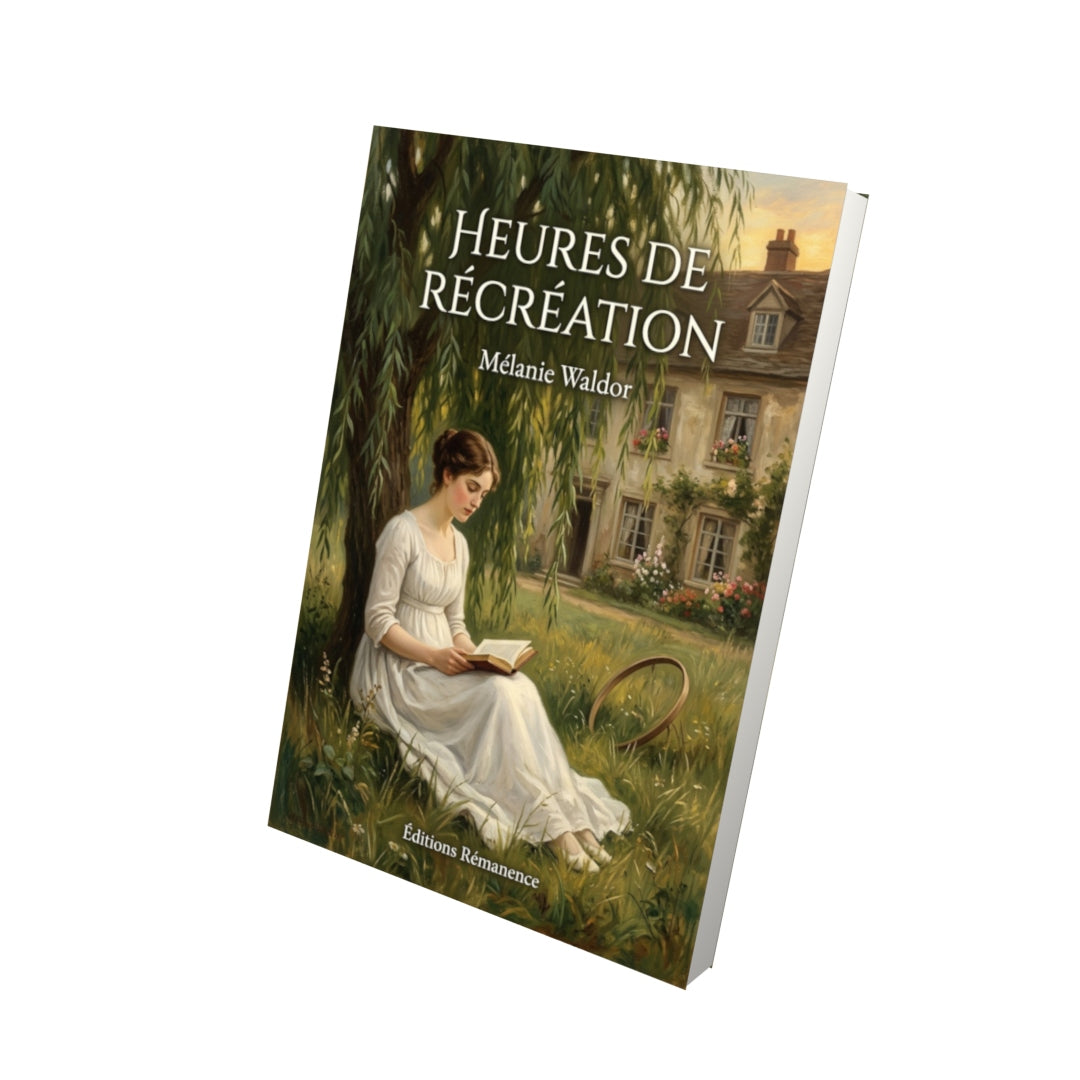 Livre Heures de récréation par Mélanie Waldor - Vue 3D - Editions Remanence