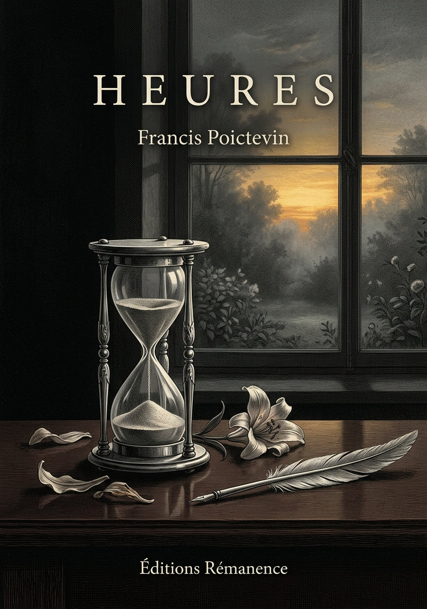 Livre Heures par Francis Poictevin - Couverture - Editions Remanence
