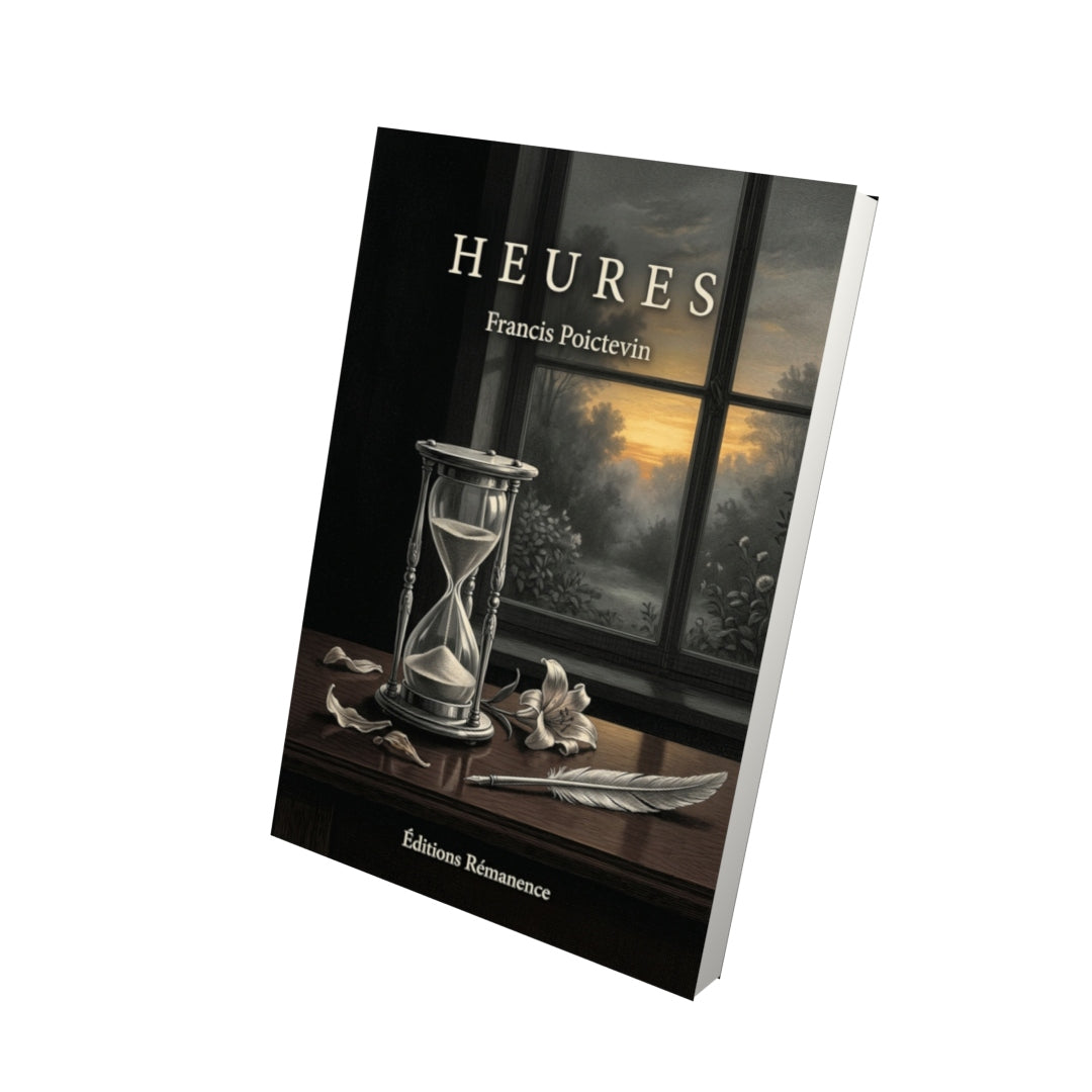 Livre Heures par Francis Poictevin - Vue 3D - Editions Remanence