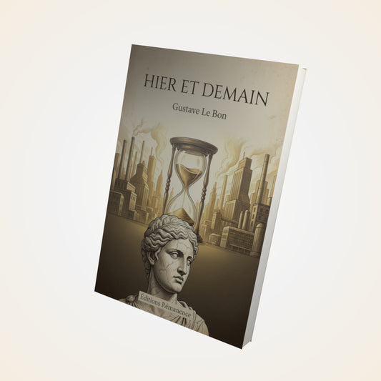 Livre Hier et demain - Gustave Le Bon - Couverture 3D
