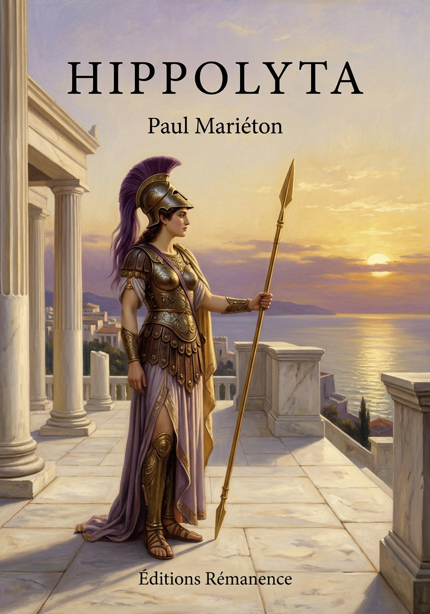 Livre Hippolyta par Paul Mariéton - Couverture - Editions Remanence