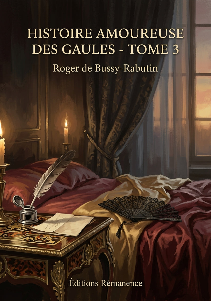 Livre Histoire amoureuse des Gaules - Tome 3 par Roger de Bussy-Rabutin - Couverture - Editions Remanence