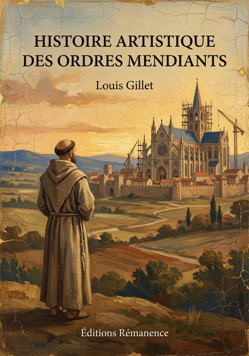 Livre Histoire artistique des ordres mendiants par Louis Gillet - Couverture - Editions Remanence
