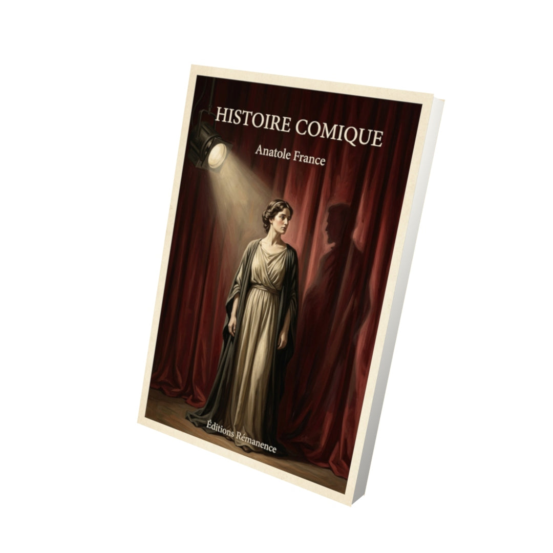 Livre Histoire comique - Anatole France - Vue 3D - Editions Remanence