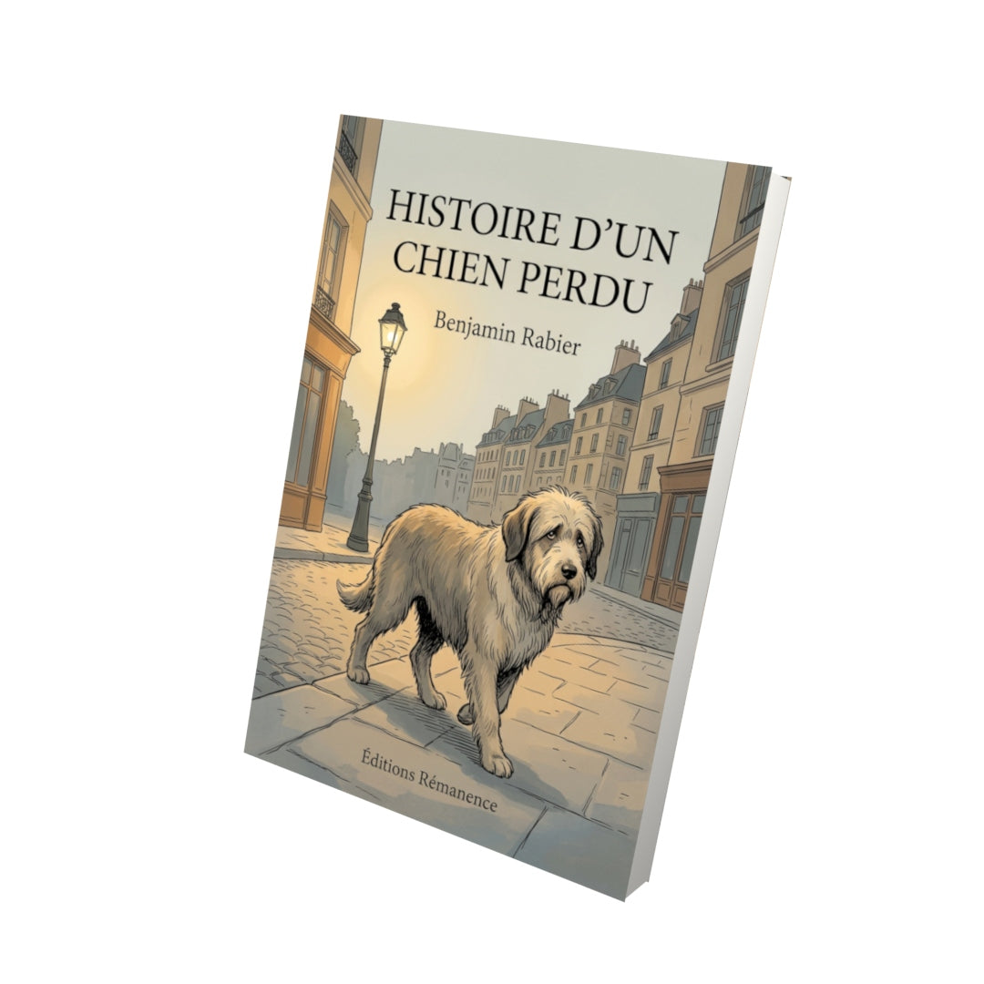 Livre Histoire d'un chien perdu par Benjamin Rabier - Vue 3D - Editions Remanence