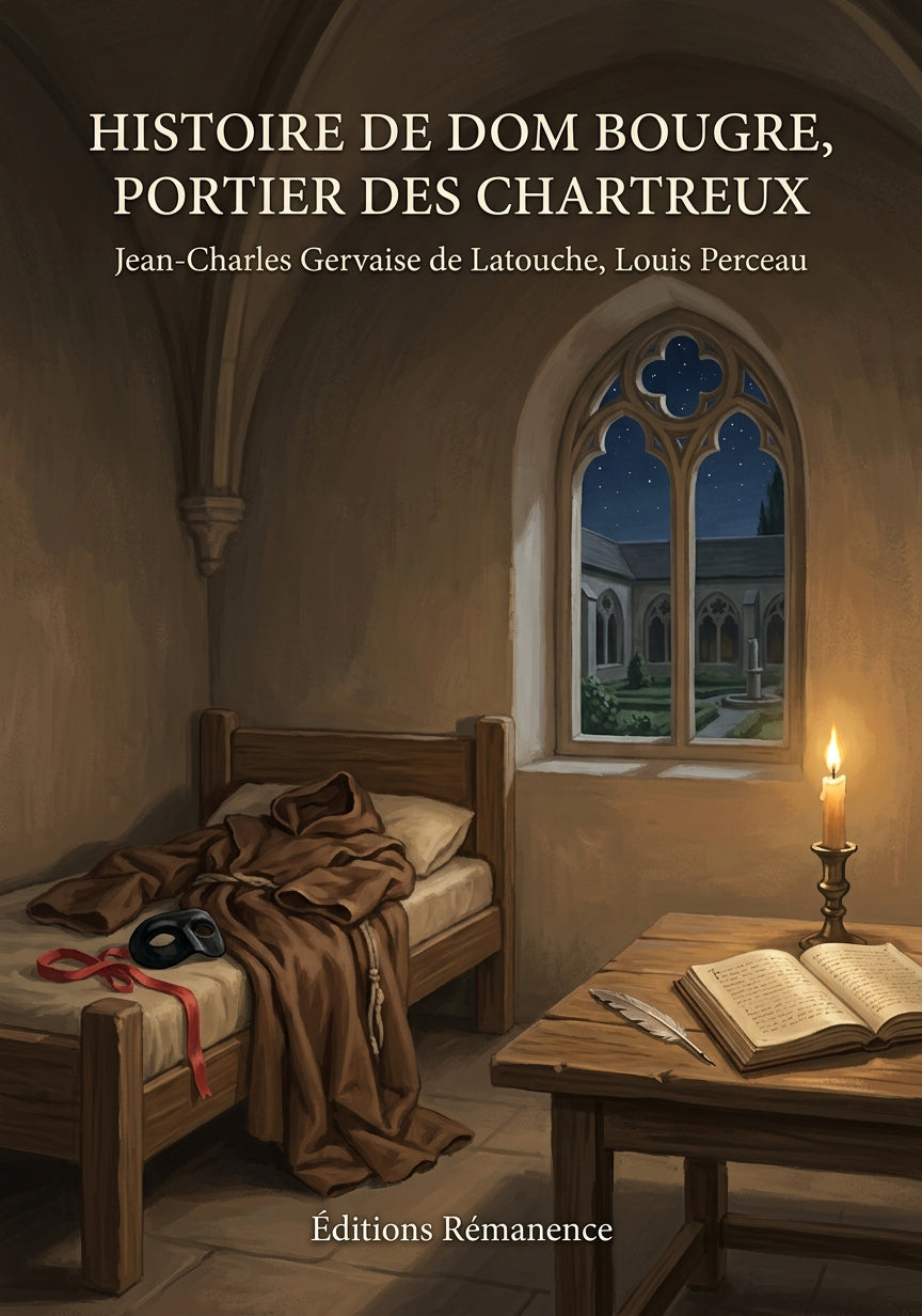 Livre Histoire de dom Bougre, portier des chartreux par Jean-Charles Gervaise de Latouche, Louis Perceau - Couverture - Editions Remanence