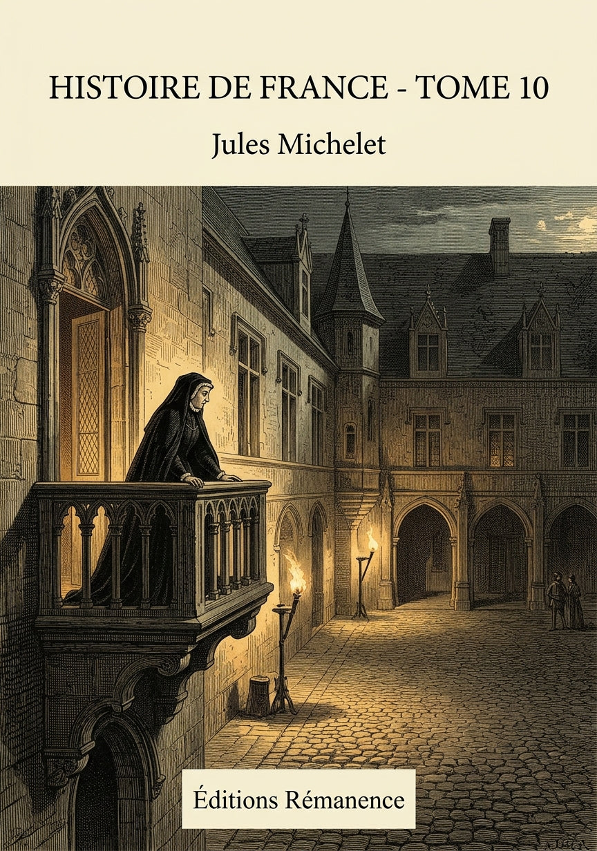 Livre Histoire de France - Tome 10 par Jules Michelet - Couverture - Editions Remanence