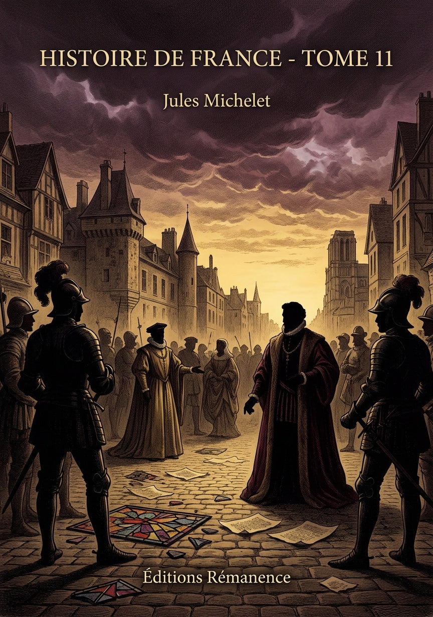 Livre Histoire de France - Tome 11 par Jules Michelet - Couverture - Editions Remanence