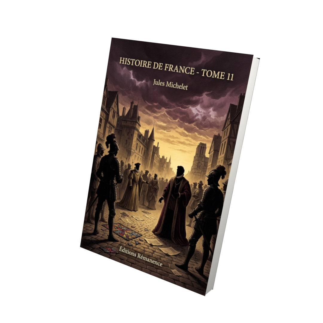 Livre Histoire de France - Tome 11 par Jules Michelet - Vue 3D - Editions Remanence
