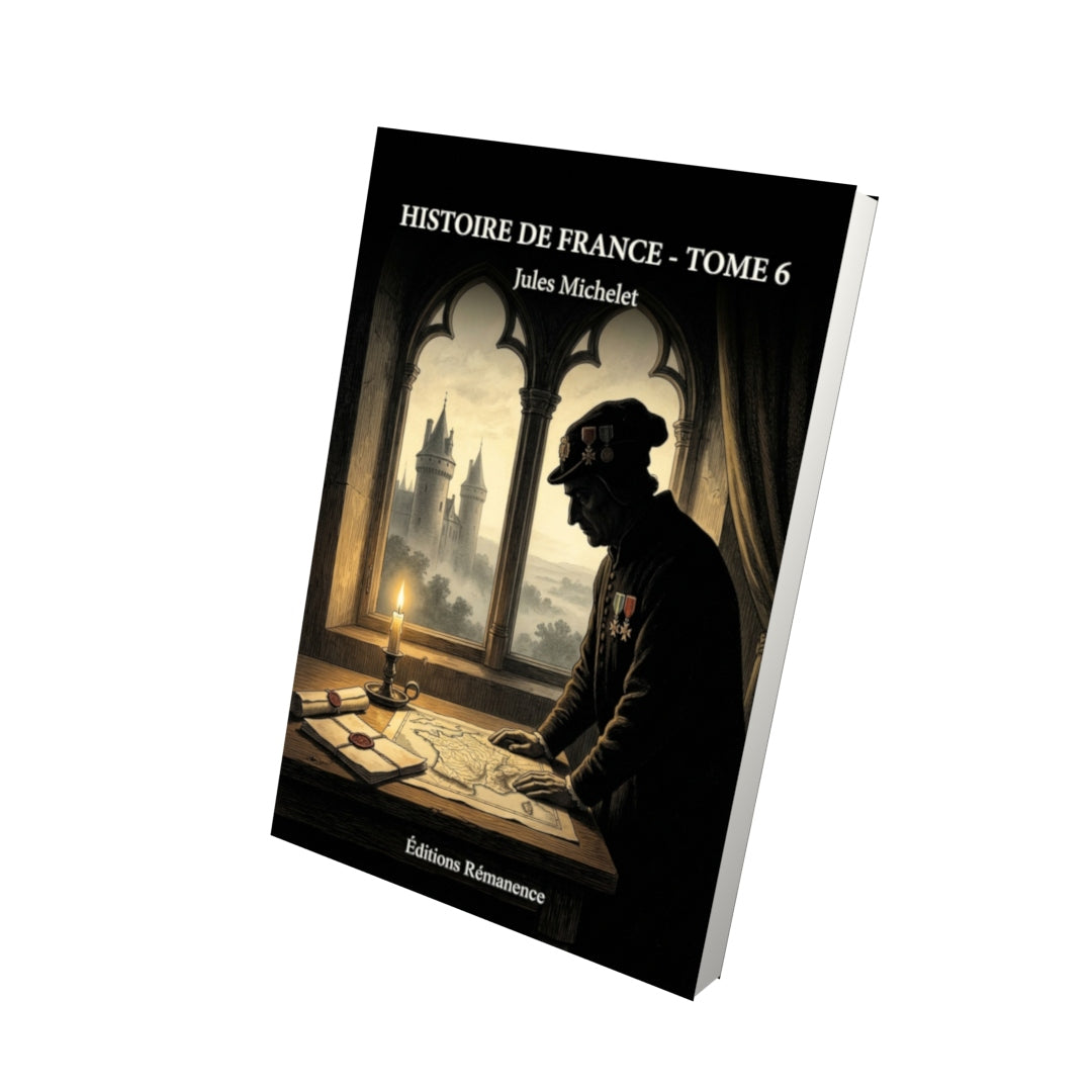 Livre Histoire de France - Tome 6 par Jules Michelet - Vue 3D - Editions Remanence