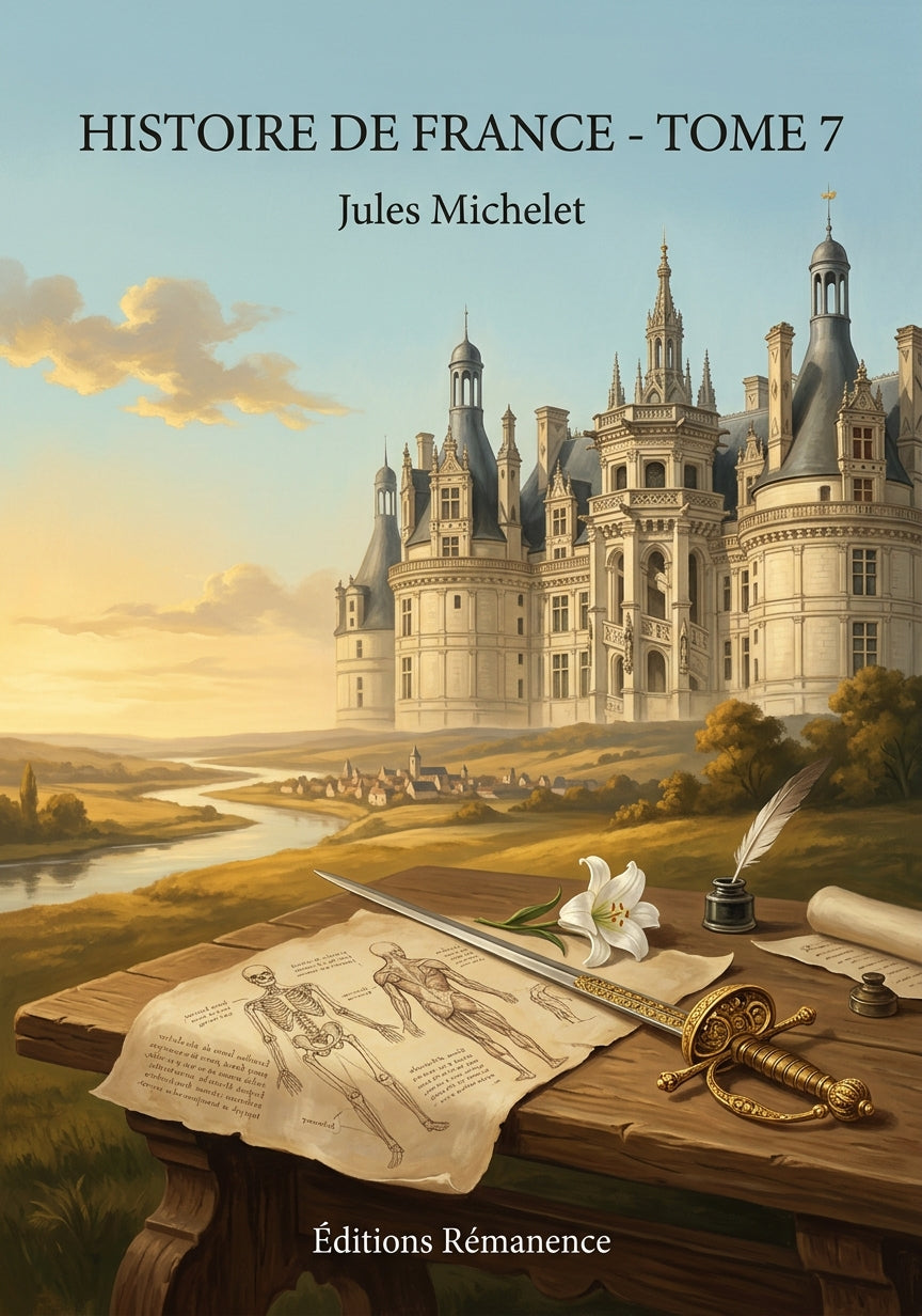 Livre Histoire de France - Tome 7 par Jules Michelet - Couverture - Editions Remanence