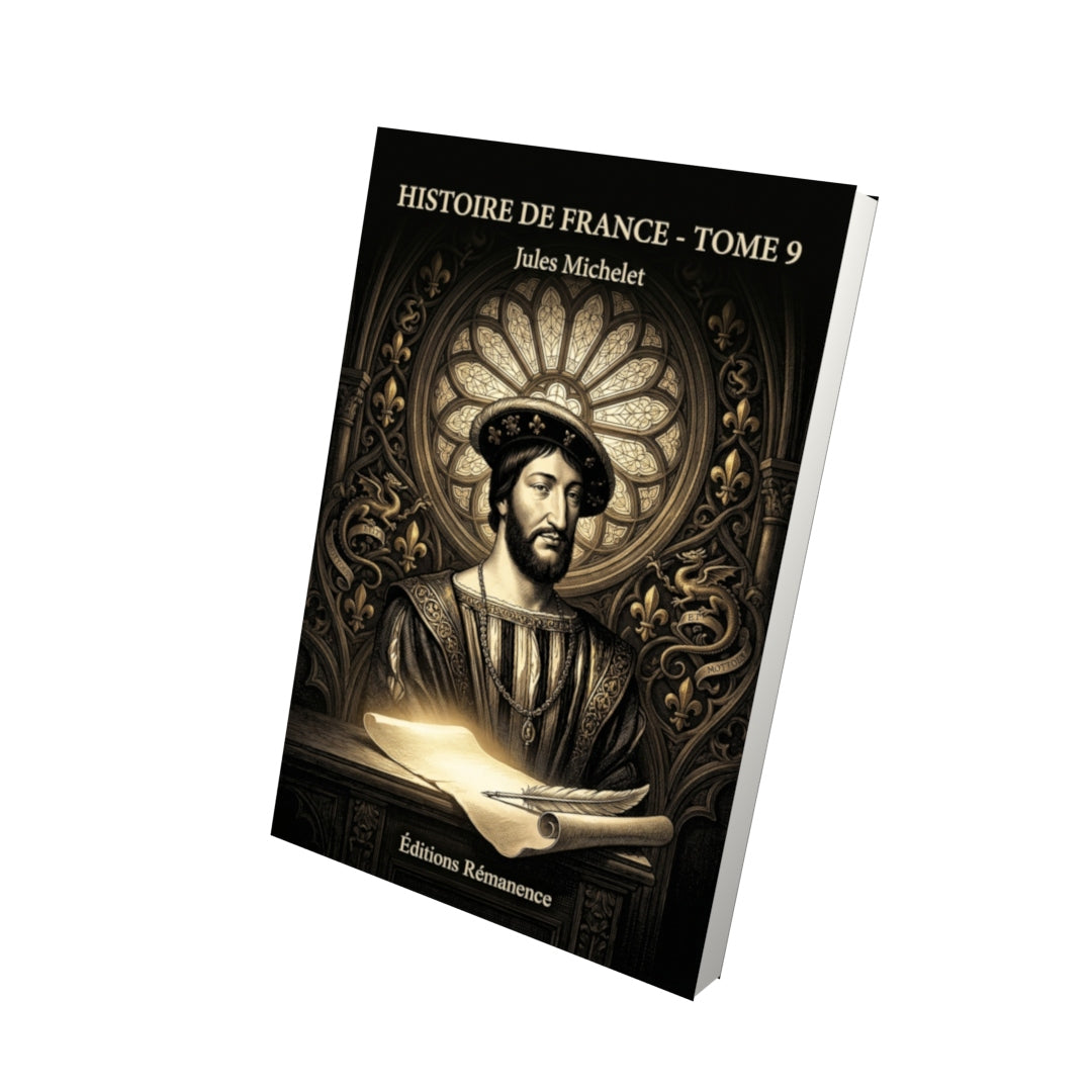 Livre Histoire de France - Tome 9 par Jules Michelet - Vue 3D - Editions Remanence