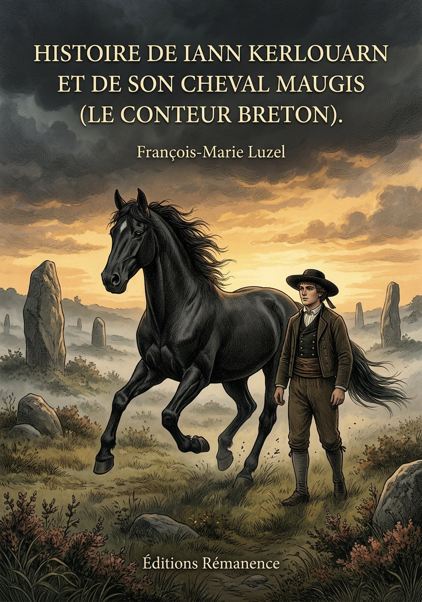 Livre Histoire de Iann Kerlouarn et de son cheval Maugis (Le Conteur Breton). par François-Marie Luzel - Couverture - Editions Remanence