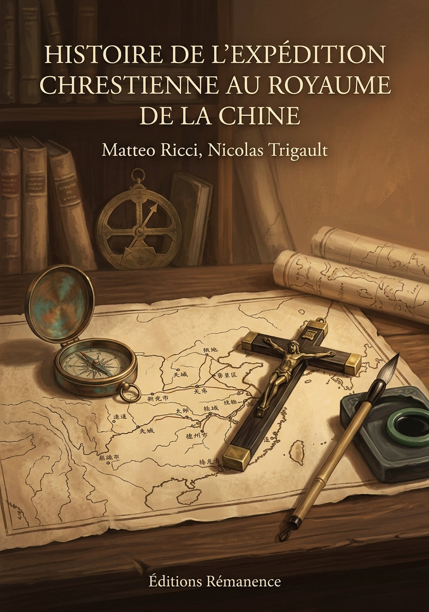 Livre Histoire de l'expédition chrestienne au royaume de la Chine par Matteo Ricci, Nicolas Trigault - Couverture - Editions Remanence
