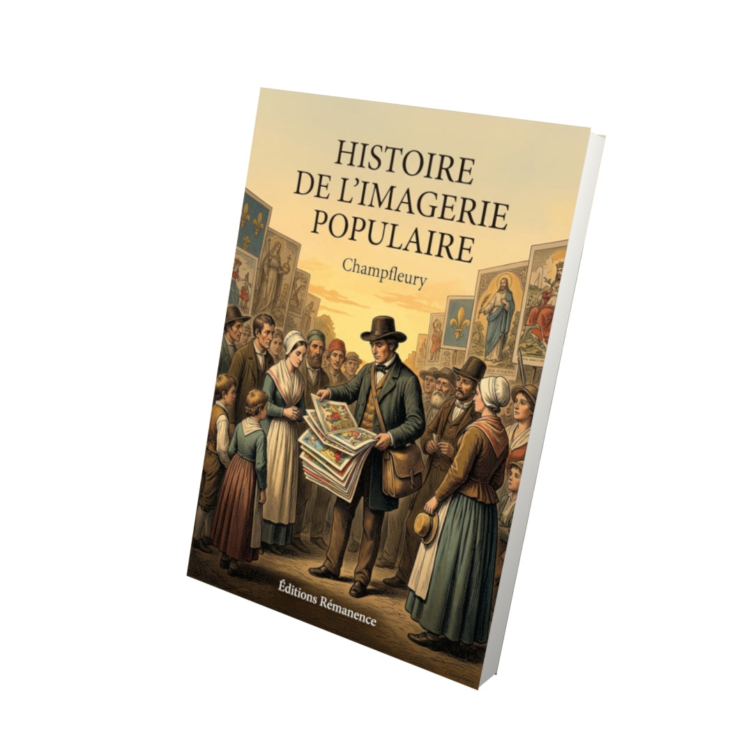 Livre Histoire de l'imagerie populaire par Champfleury - Vue 3D - Editions Remanence