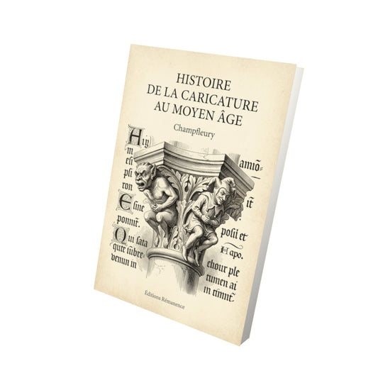Livre Histoire de la caricature au moyen âge - Champfleury - Vue 3D - Editions Remanence