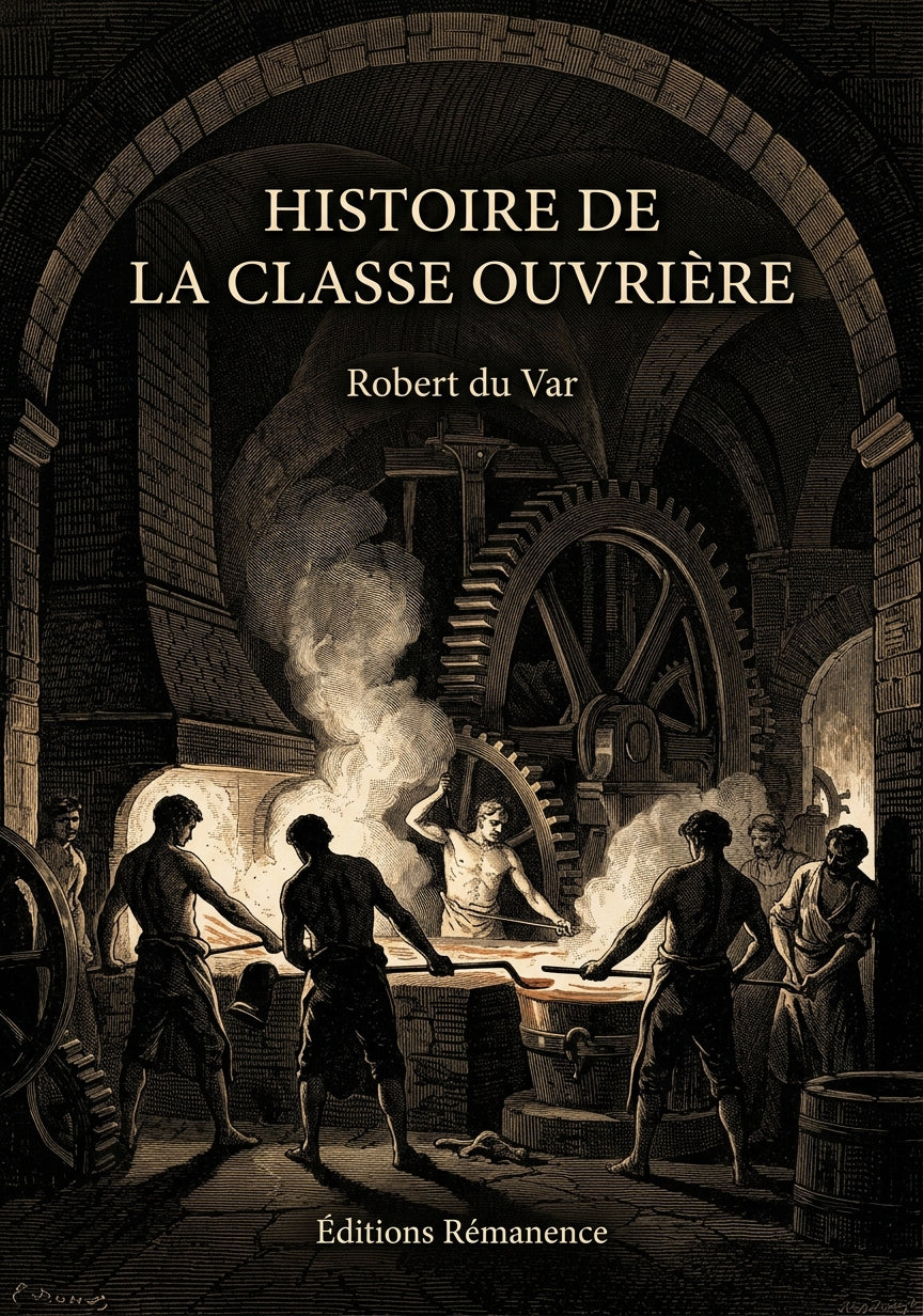 Livre Histoire de la classe ouvrière par Robert du Var - Couverture - Editions Remanence