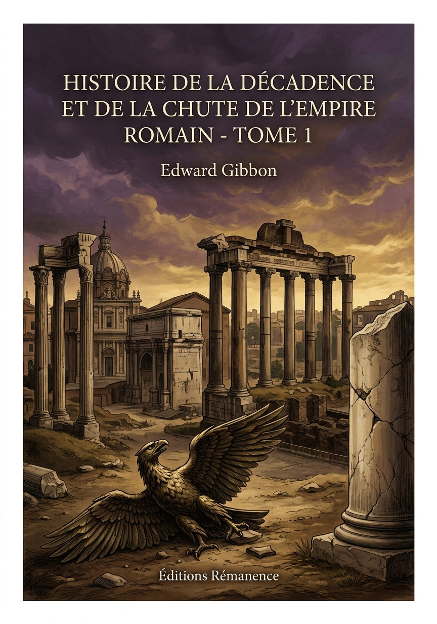 Livre Histoire de la décadence et de la chute de l’Empire romain - Tome 13 par Edward Gibbon - Couverture - Editions Remanence