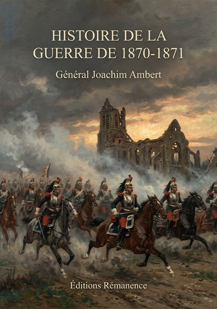 Livre Histoire de la guerre de 1870-1871 par Général Joachim Ambert - Couverture - Editions Remanence