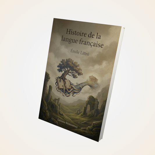 Livre Histoire de la langue française – Émile Littré - Couverture 3D