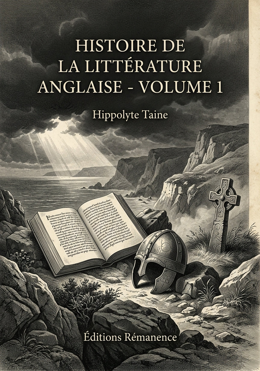 Histoire de la Littérature Anglaise - Volume 1 - Hippolyte Taine (Couverture)