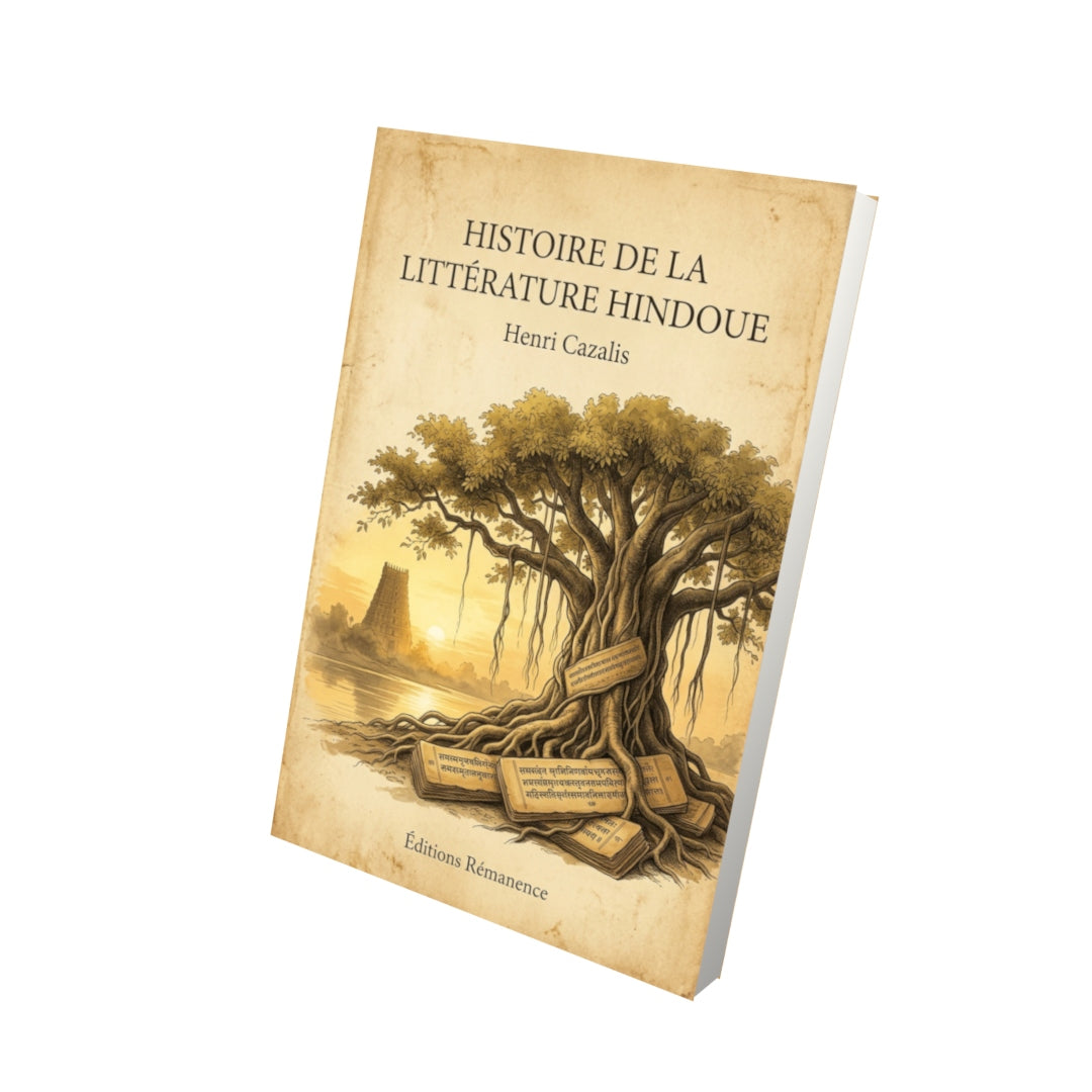Livre Histoire de la littérature hindoue par Henri Cazalis - Vue 3D - Editions Remanence