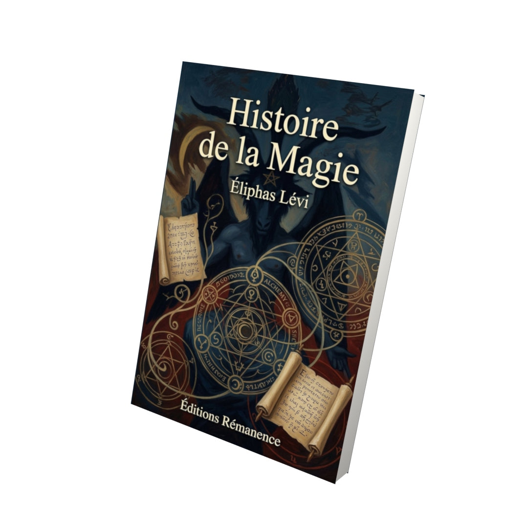 Livre Histoire de la Magie – Éliphas Lévi - Vue 3D - Editions Remanence