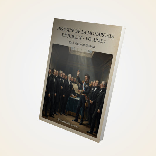 Livre Histoire de la Monarchie de Juillet - Volume 1 - Paul Thureau-Dangin - Couverture 3D