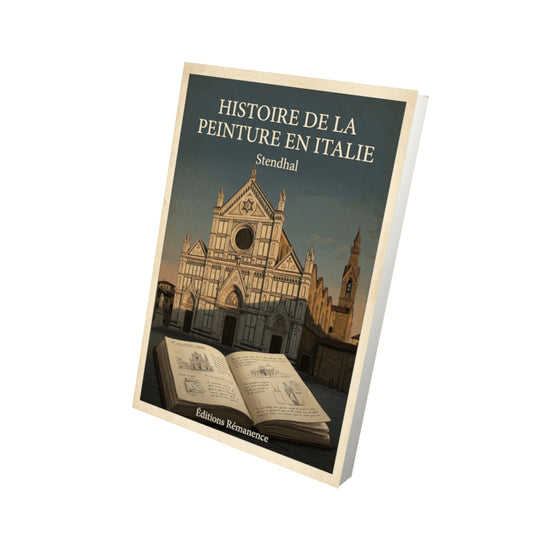 Livre Histoire de la peinture en Italie - Stendhal - Vue 3D - Editions Remanence
