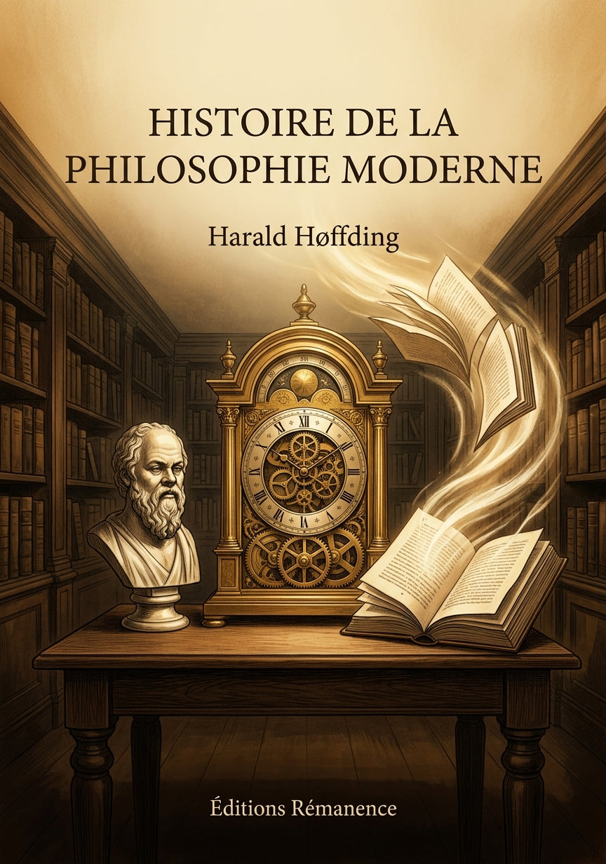 Livre Histoire de la philosophie moderne par Harald Høffding - Couverture - Editions Remanence