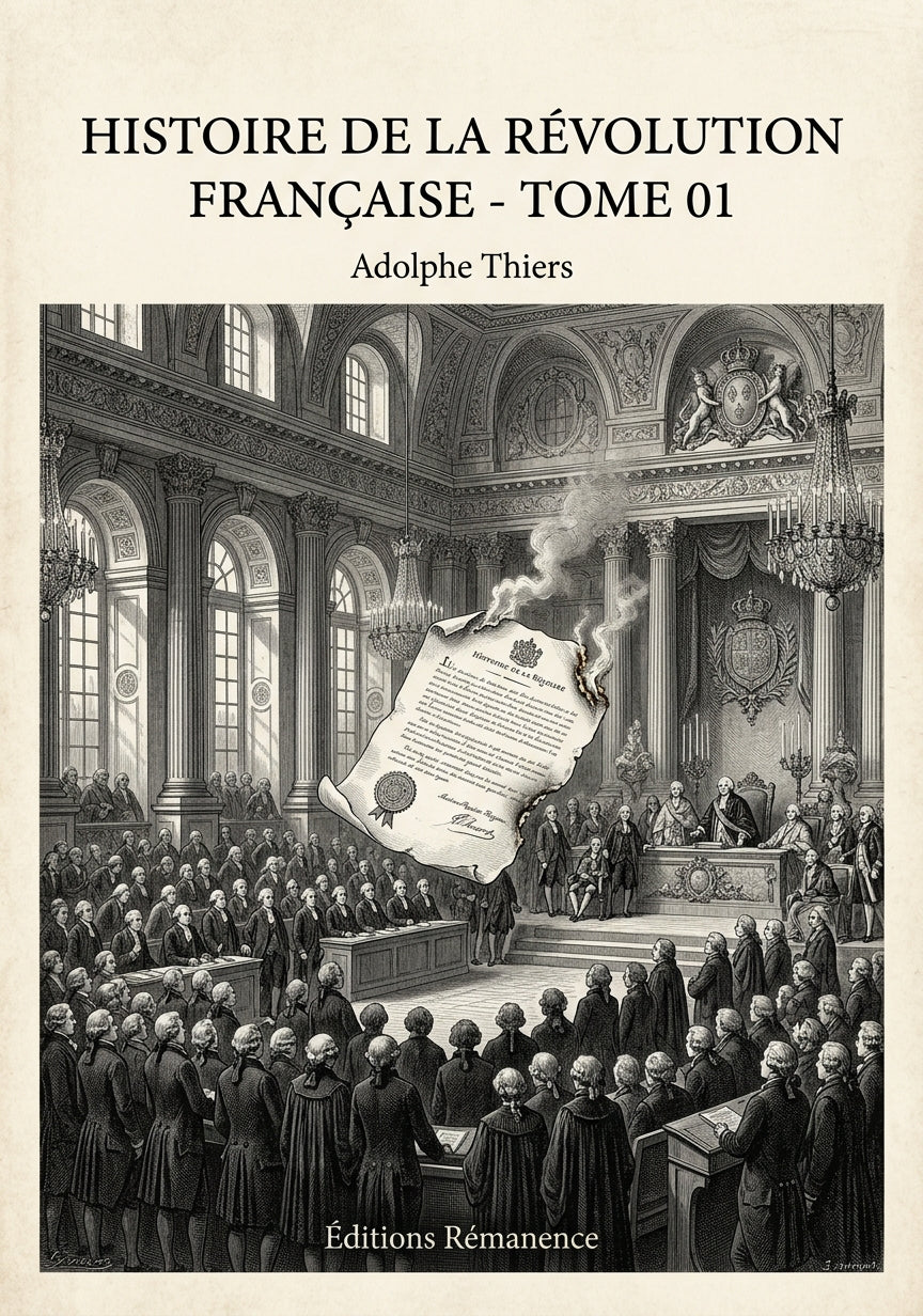 Histoire de la Révolution française - Tome 01 - Adolphe Thiers (Couverture)