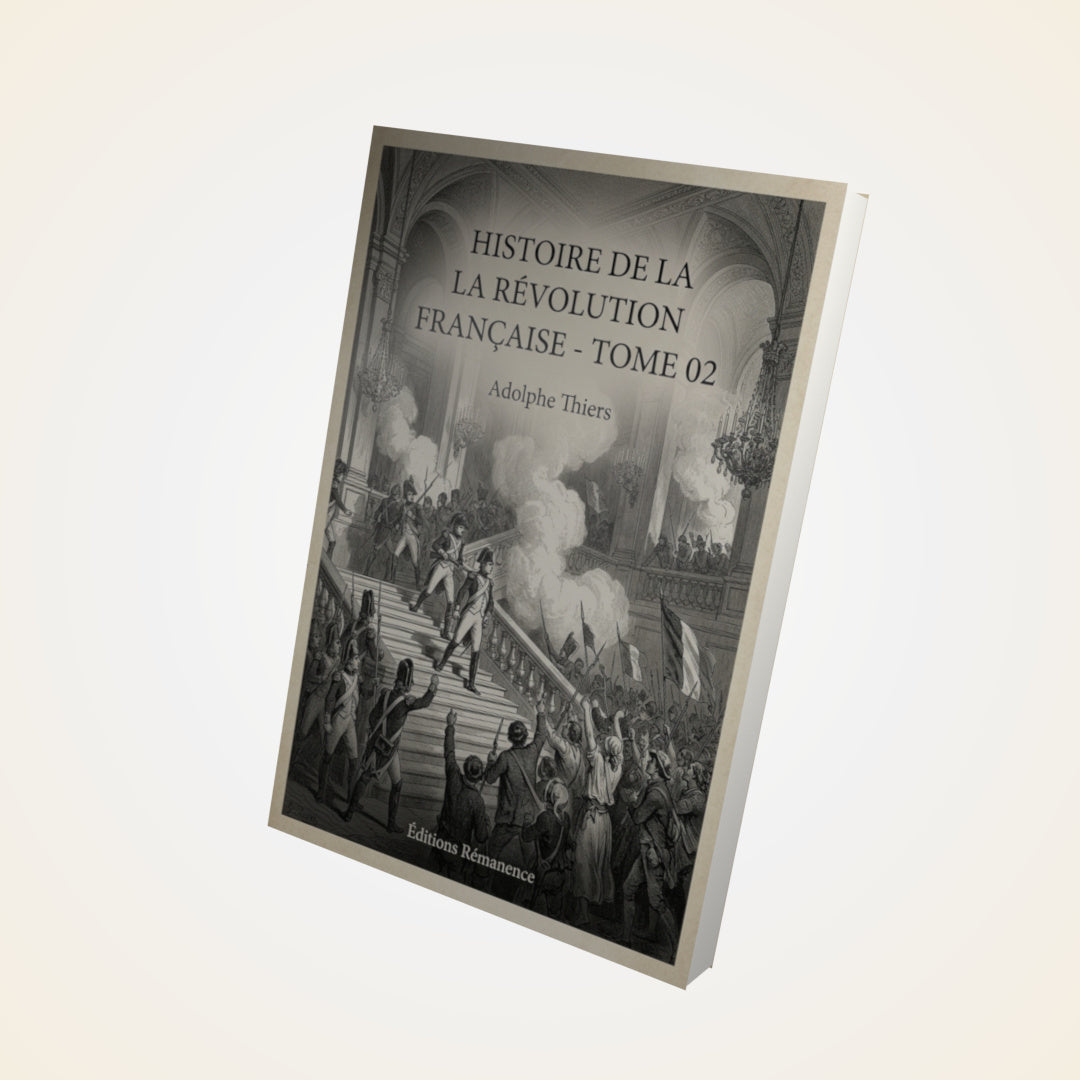 Livre Histoire de la Révolution française - Tome 02 - Adolphe Thiers - Couverture 3D