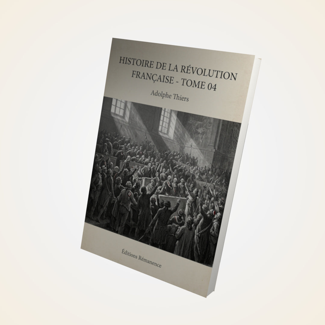 Livre Histoire de la Révolution française - Tome 04 - Adolphe Thiers - Couverture 3D