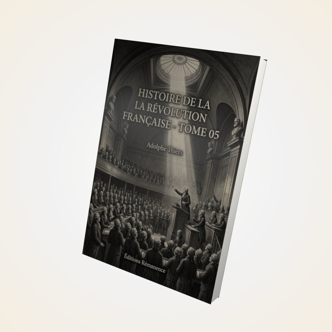 Livre Histoire de la Révolution française - Tome 05 - Adolphe Thiers - Couverture 3D