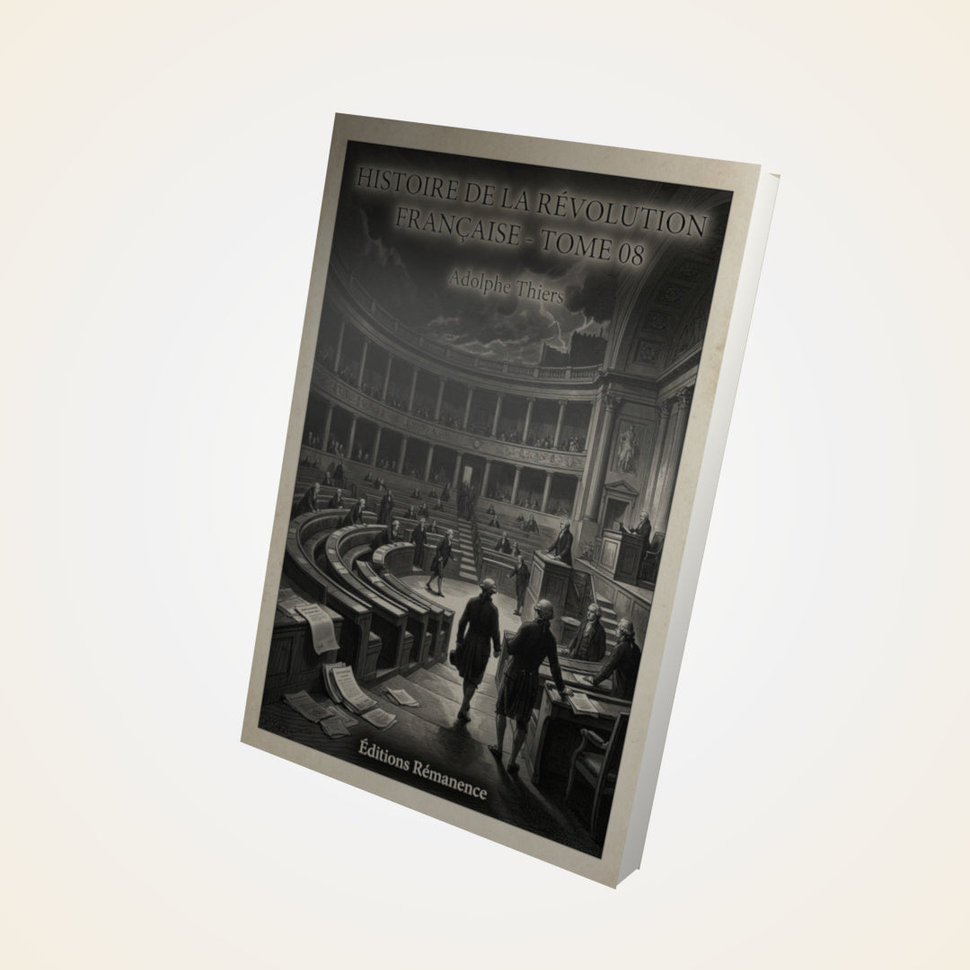 Livre Histoire de la Révolution française - Tome 08 - Adolphe Thiers - Couverture 3D