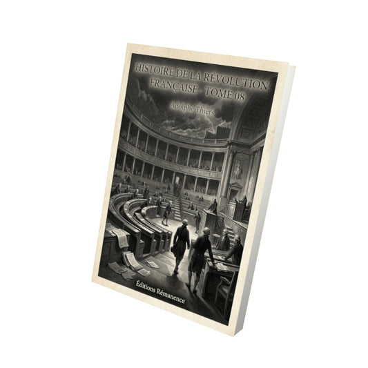 Livre Histoire de la Révolution française - Tome 08 - Adolphe Thiers - Vue 3D - Editions Remanence
