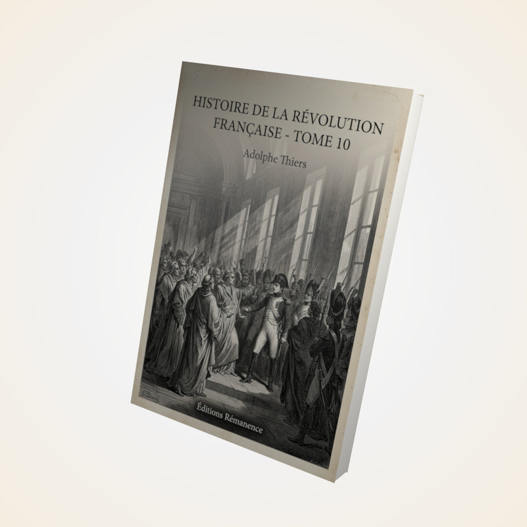 Livre Histoire de la Révolution française - Tome 10 - Adolphe Thiers - Couverture 3D