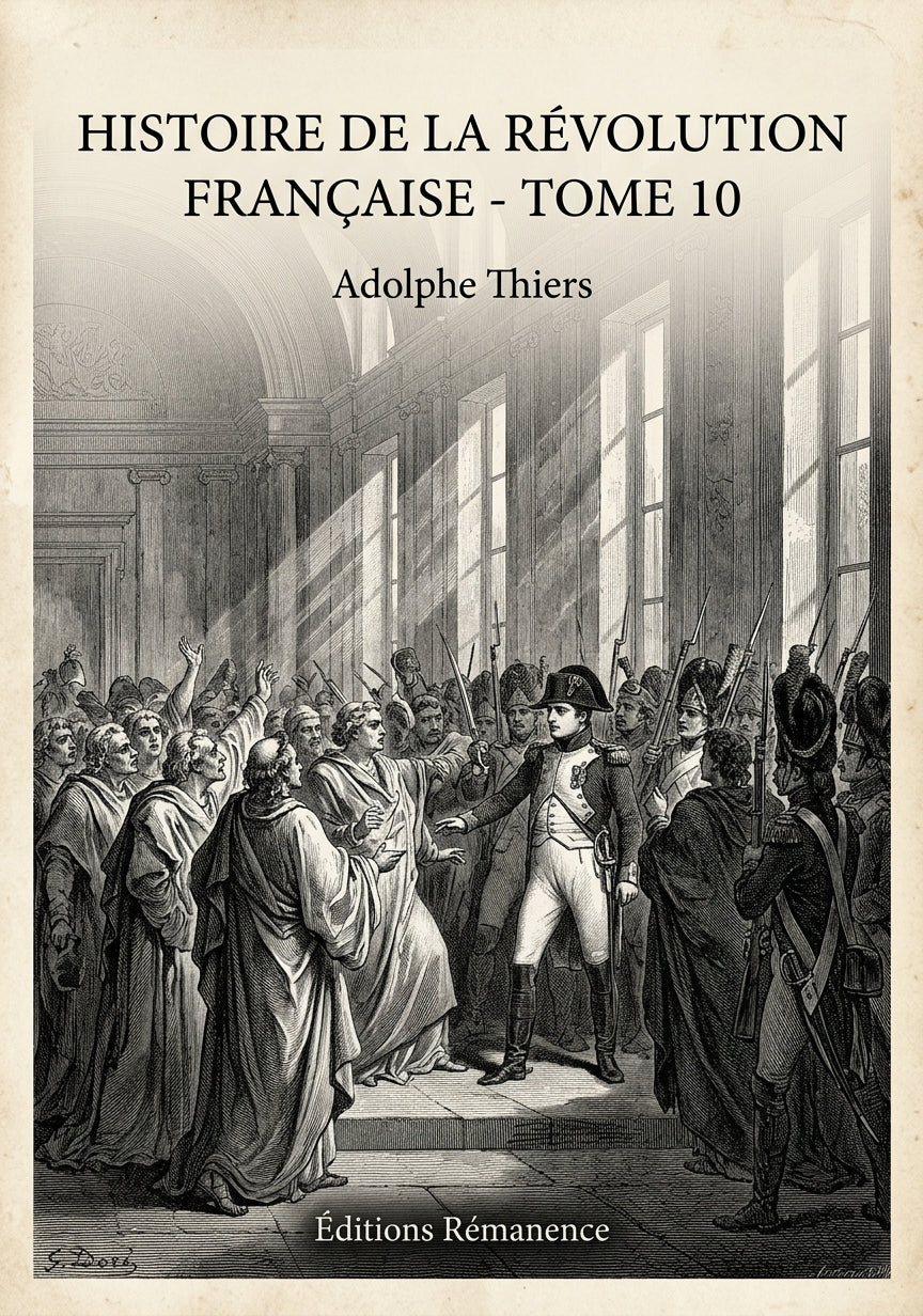 Histoire de la Révolution française - Tome 10 - Adolphe Thiers (Couverture)