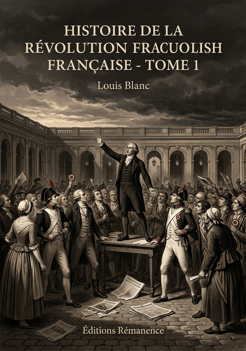 Livre Histoire de la Révolution française - Tome 3 par Louis Blanc - Couverture - Editions Remanence