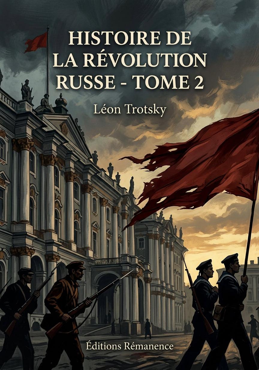 Livre Histoire de la Révolution russe - Tome 2 par Léon Trotsky - Couverture - Editions Remanence