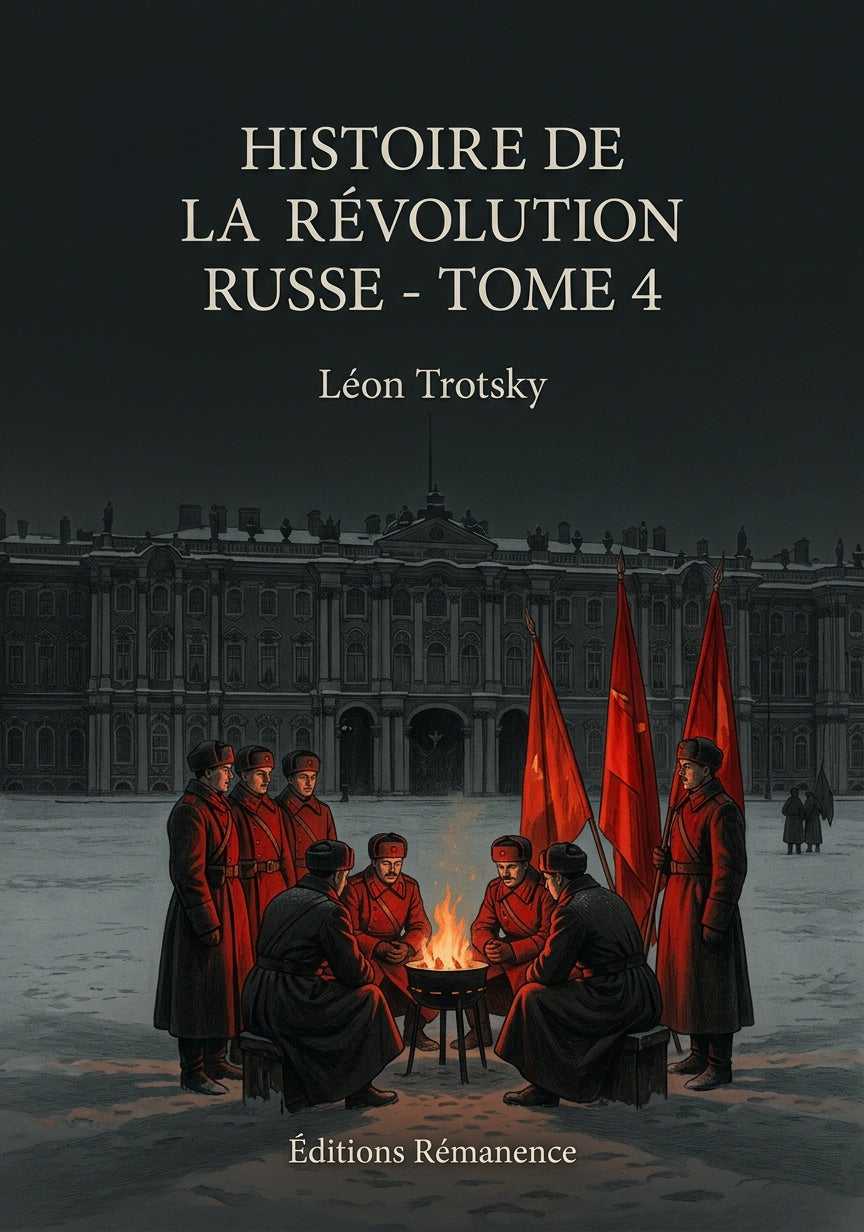 Livre Histoire de la Révolution russe - Tome 4 par Léon Trotsky - Couverture - Editions Remanence
